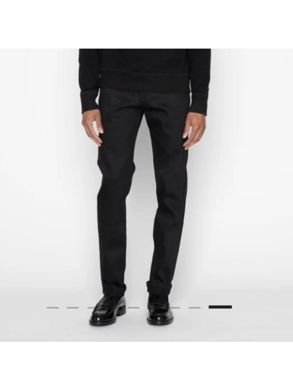 Naked And Famous Men's Black Denim Jeans 31x31 New